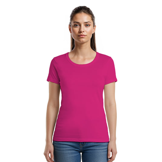 3 Bundle Pack - 3 U-neck T-shirts Super Premium - Woman
