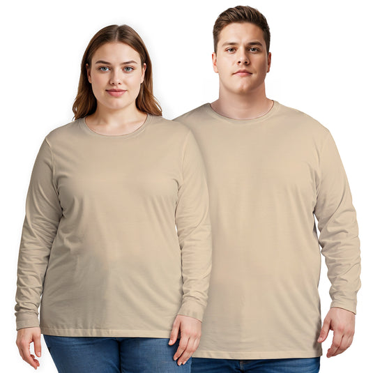 Plus Size Long Sleeve Unisex T-shirt