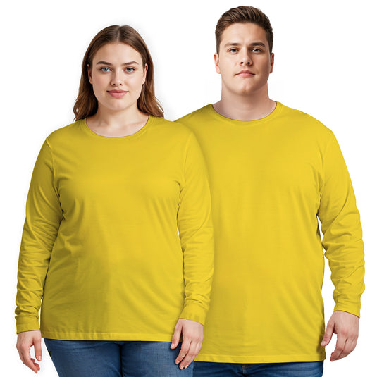 Plus Size Long Sleeve T-shirt Super Premium - Unisex