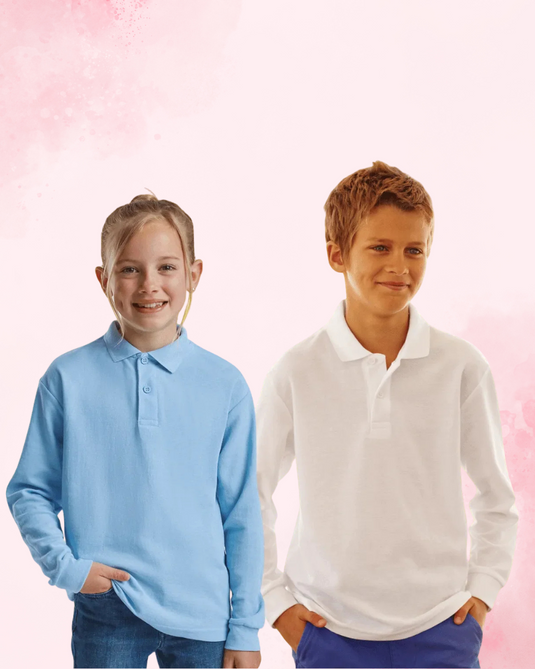 Polo Shirt 65/35 KIDS LONG SLEEVE - Kids