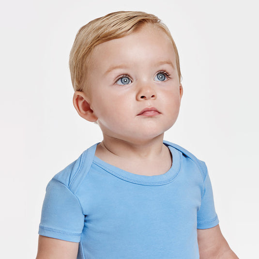 Baby Short Sleeve Bodysuit HONEY