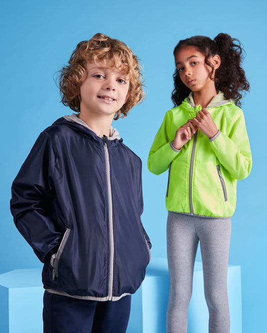 Waterproof and Windproof Hooded Jacket ANGELO - Kids
