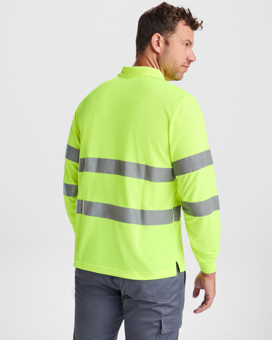 Hi-Vis Polo T-shirt POLARIS - Long Sleeve
