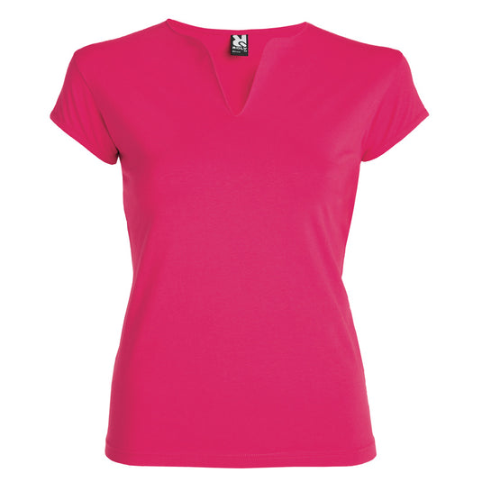 Fitted V-Neck T-Shirt BELICE - Women