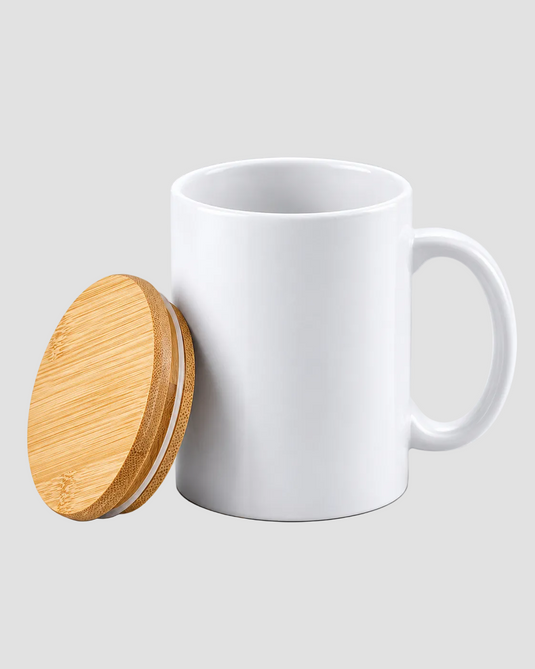 Ceramic Cup with Bamboo Lid BERRY