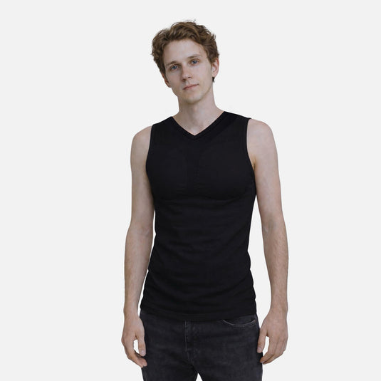 Muscle Shape Vest - V-neck