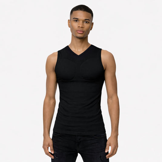 Muscle Shape Vest - V-neck