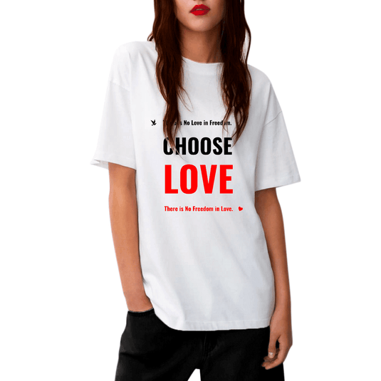 Дамска Тениска " Choose Love"