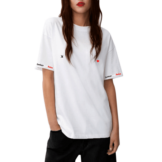 Дамска Тениска " Свобода или Любов "