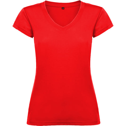 Fitted V-Neck T-Shirt VICTORIA - Women