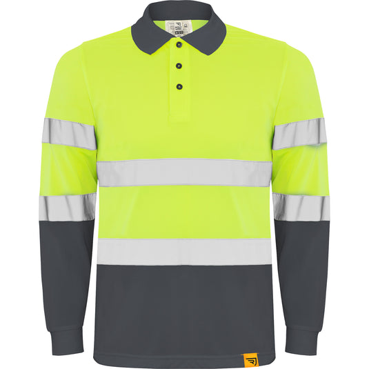 Hi-Vis Polo T-shirt POLARIS - Long Sleeve