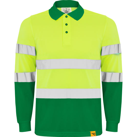 Hi-Vis Polo T-shirt POLARIS - Long Sleeve
