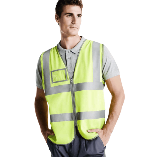 Reflective Vest with Zipper