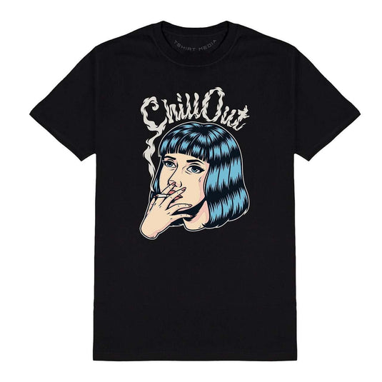 Тениска Chill Out Дама с Цигара