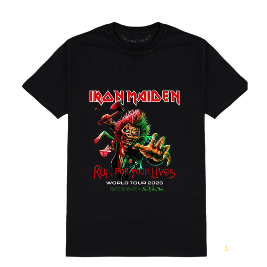 Тениска на " Iron Maiden" Run For Your Lives Tour 2026