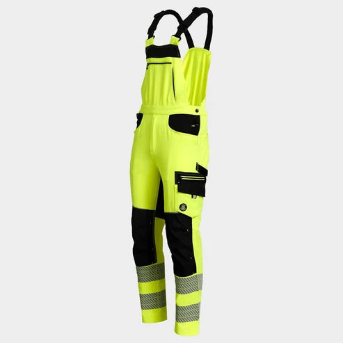 Work bib pants REVOLT HV 4STRETCH
