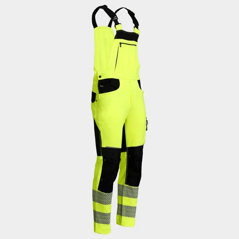 Work bib pants REVOLT HV 4STRETCH