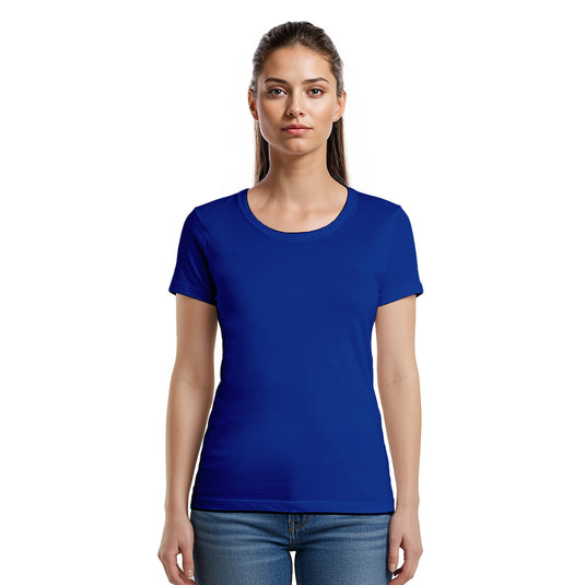 U-neck T-shirt Super Premium - Woman