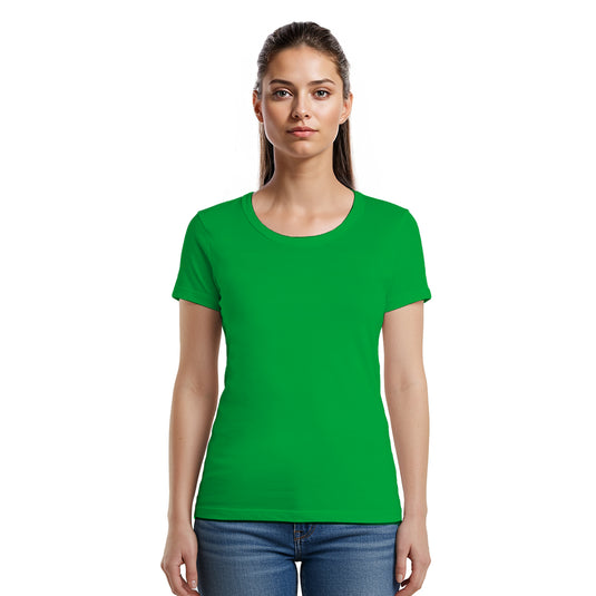 U-neck T-shirt Super Premium - Woman
