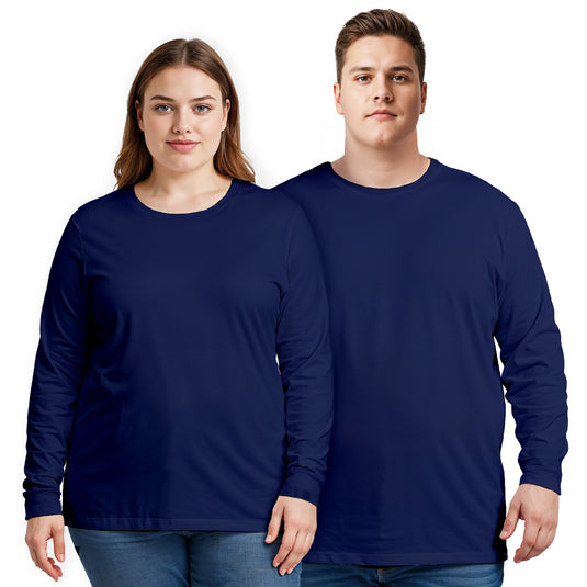 Plus Size Long Sleeve T-shirt  Super Premium - Unisex