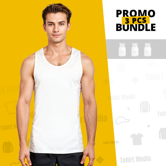 3 Bundle Pack - 3 Tank Tops Super Premium - Man