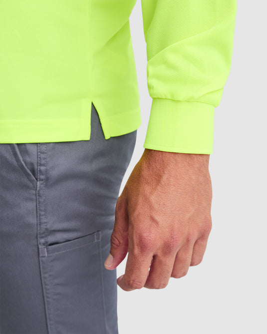 Hi-Vis Polo T-shirt POLARIS - Long Sleeve