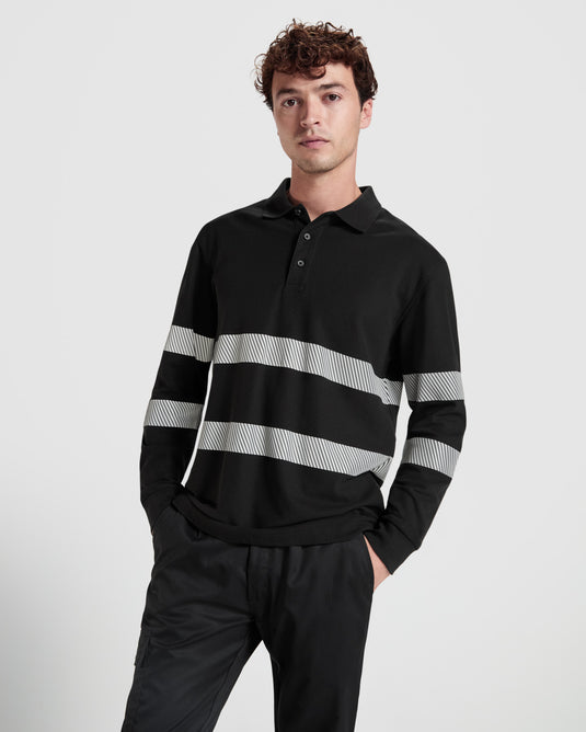 Hi-Vis Long Sleeve Polo T-shirt FORAN L/S