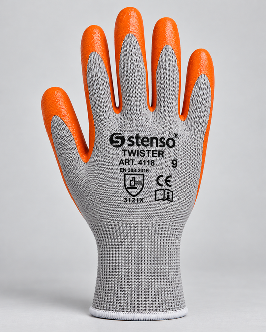 Nitrile dipped gloves TWISTER
