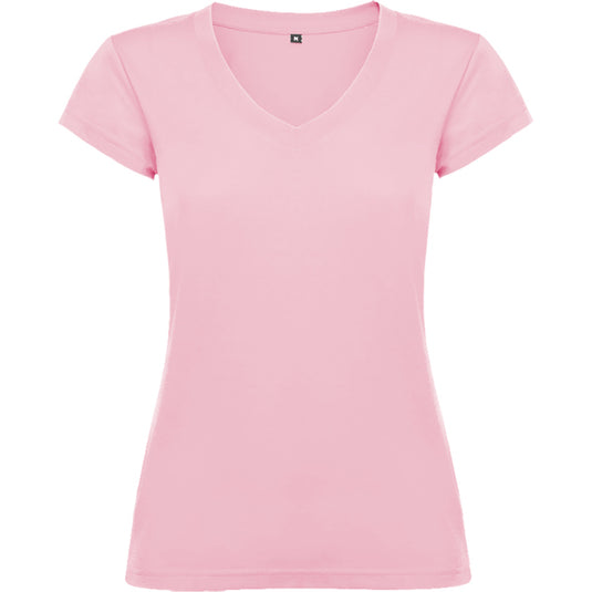 Fitted V-Neck T-Shirt VICTORIA - Women
