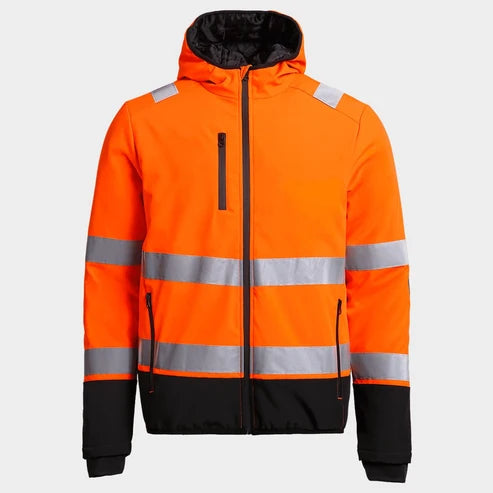 Padded work jacket REEF PAD HV SOFTSHELL