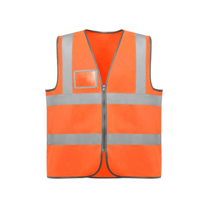 Reflective Vest with Zipper