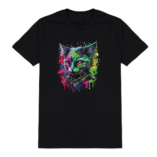 Тениска Графити Котка