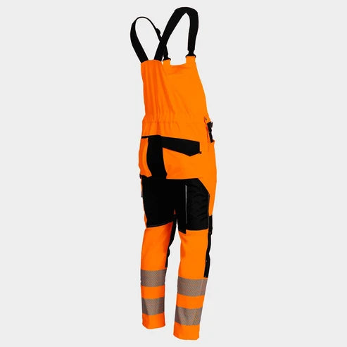 Work bib pants REVOLT HV 4STRETCH
