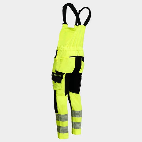 Work bib pants REVOLT HV 4STRETCH
